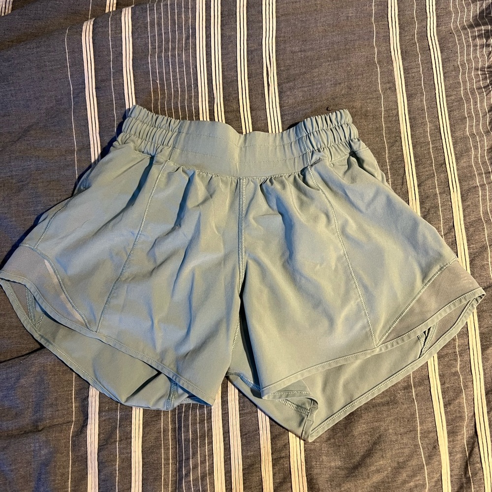 Mint Lululemon Hotty Hot Shorts